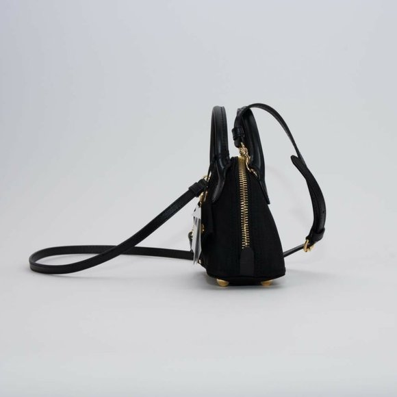 AW17 Black Bomber Jacket Gold HardwareMini Handbag - Picture 2 of 4